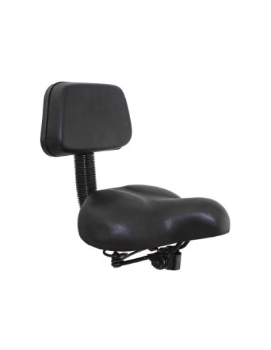 Beach Cruisers Saddle W/Back Rest 350 Black.